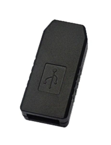 Behuizing voor USB PCB kunststof 40x17x10mm zwart AK-S-27